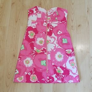 Lilly Pulitzer floral strapless dress